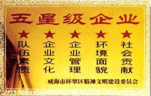 五星級企業(yè)
